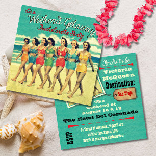Inbjudan till Bachelorette Helg Getaway-partiet