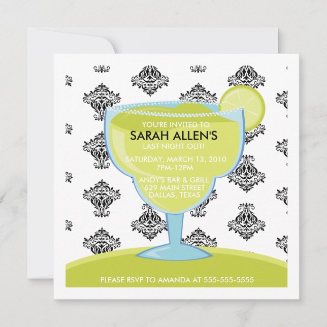 Inbjudan till Bachelorette-partiet (Framsida)