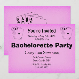 Inbjudan till Bachelorette-partiet