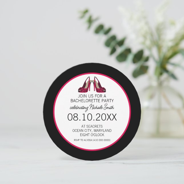 Inbjudan till Bachelorette-partiet (Stående Fram)