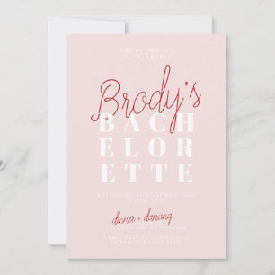 Inbjudan till Bachelorette-partiet - Brody