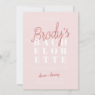 Inbjudan till Bachelorette-partiet - Brody