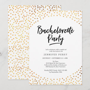 Inbjudan till Bachelorette-partiet   Punkter i Gul