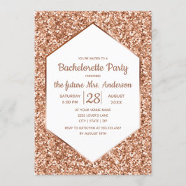 Inbjudan till Bachelorette-partiet ro Guld