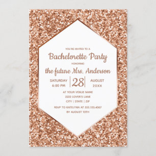 Inbjudan till Bachelorette-partiet ro Guld
