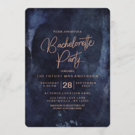 Inbjudan till Bachelorette Party-gruppen Navy Blue