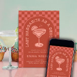 Inbjudan till Bachelorette Party Helg Margarita<br><div class="desc">Cute Modern Anpassade Bachelorette Party Helg Margarita-inbjudan</div>
