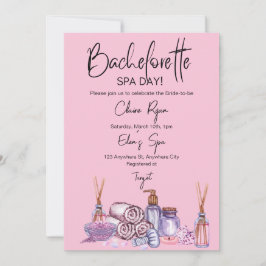 Inbjudan till Bachelorette Spa Day