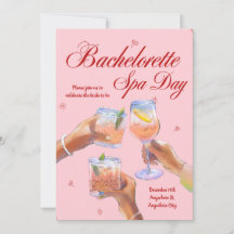 Inbjudan till Bachelorette Spa Day