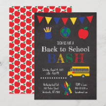 Inbjudan till back to school-partiet