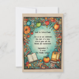 Inbjudan till back to school-partiet