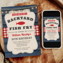 Inbjudan till Backyard Fish Fry 30års födelsedag