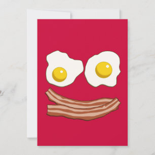 Inbjudan till bacon och ägg