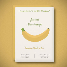 Inbjudan till Banana Birthday