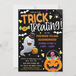 Inbjudan till Barn Halloween fest