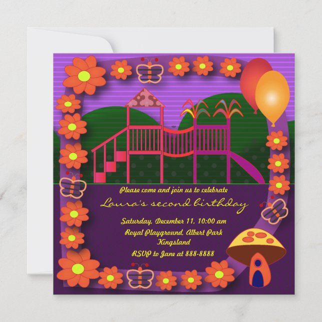 Inbjudan till Barns födelsedag:037: Spel två (Framsida)