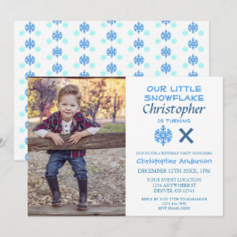 Inbjudan till Barns födelsedag i Little Snowflake