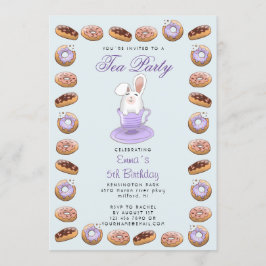 Inbjudan till barns födelsedag med nötter och boj