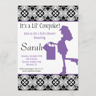 Inbjudan till barnskor för flickor (Lila)