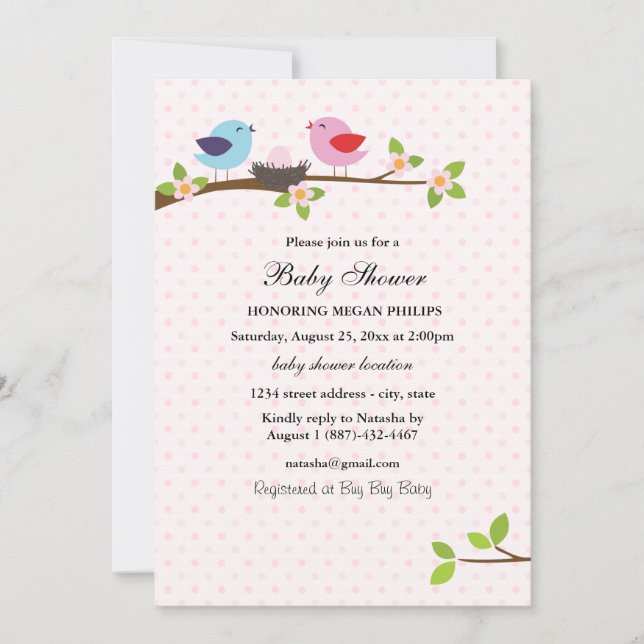 Inbjudan till barnskor i fågelfamiljen (Framsida)