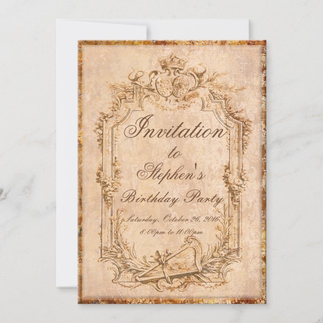 Inbjudan till Baroque-Vintage (Framsida)