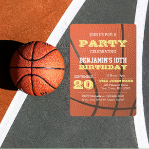 Inbjudan till basketbollsgalafirande