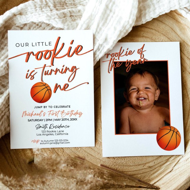 Inbjudan till basketfest Första året som basketspe (Skapare uppladdad)