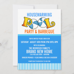 Inbjudan till Bassäng Party-uppvärmningspartiet