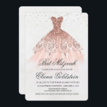 Inbjudan till bat mitzvah Glitter-tryckdiamanter<br><div class="desc">Inbjudan till bat mitzvah Glitter-studenternas stadsdiameter</div>