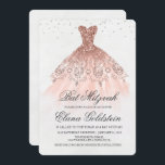Inbjudan till bat mitzvah Glitter-tryckdiamanter<br><div class="desc">Inbjudan till bat mitzvah Glitter-studenternas stadsdiameter</div>