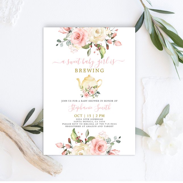 Inbjudan till Bebisjukaren Tea Party (Skapare uppladdad)