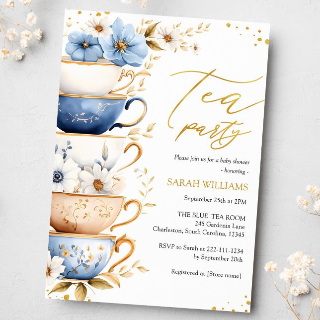 Inbjudan till Bebisjukaren Tea Party (Skapare uppladdad)