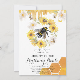 Inbjudan till Bee Baby Shower
