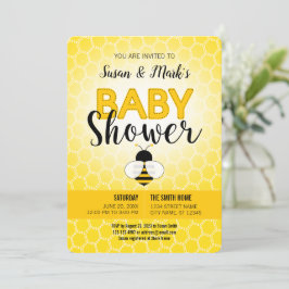 Inbjudan till Bee Baby Shower