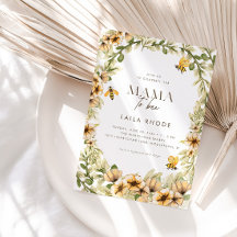 Inbjudan till Bee Vår Baby Shower från Mamma till 