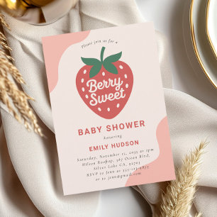 Inbjudan till Berry Sweet Baby Shower