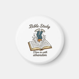 Inbjudan till bibelstudie magnet