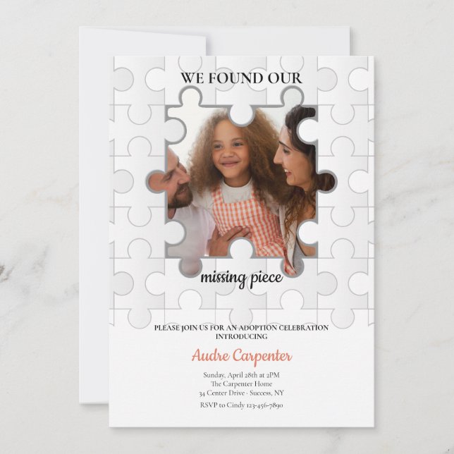 Inbjudan till Biet-fotoadoption saknas (Framsida)