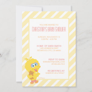 Inbjudan till Big Bird Baby Shower