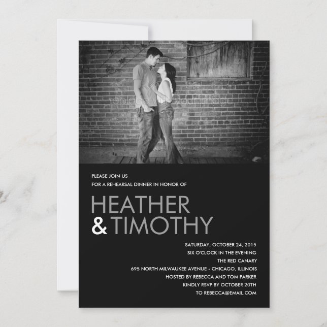 Inbjudan till Bild-Perfektens repetitionsmiddag/du (Framsida)