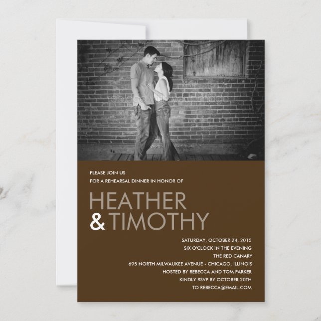 Inbjudan till Bild-Perfektens repetitionsmiddag/du (Framsida)