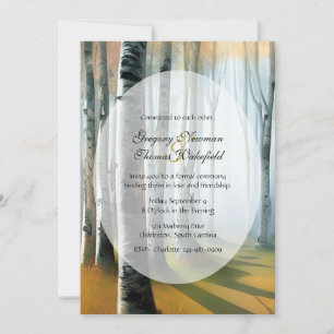 Inbjudan till Birch Forest Commurement Ceremony