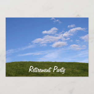 Inbjudan till Blå himmel Grönt Grass Pension Party