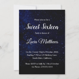 Inbjudan till Black Stars-Sweet sixteen vid midnat