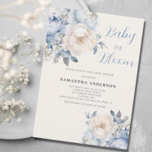Inbjudan till Blått Blommigt i bloom Boy Blue