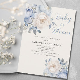 Inbjudan till Blått Blommigt i bloom Boy Blue