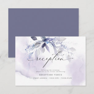 Inbjudan till blek Violet Watercolor Reception
