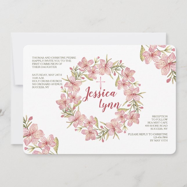 Inbjudan till blommar andedräkt (Framsida)