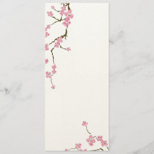 Inbjudan till blommar av blommor från körsbär