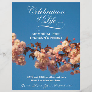 Inbjudan till Blommar för Life Cherry firande